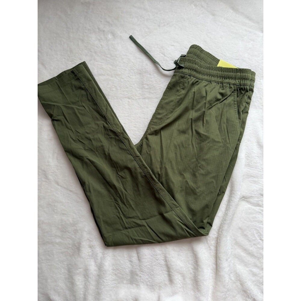 All in Motion Men’s Green Jogger Pants Nylon Stretch Drawstring M 28"